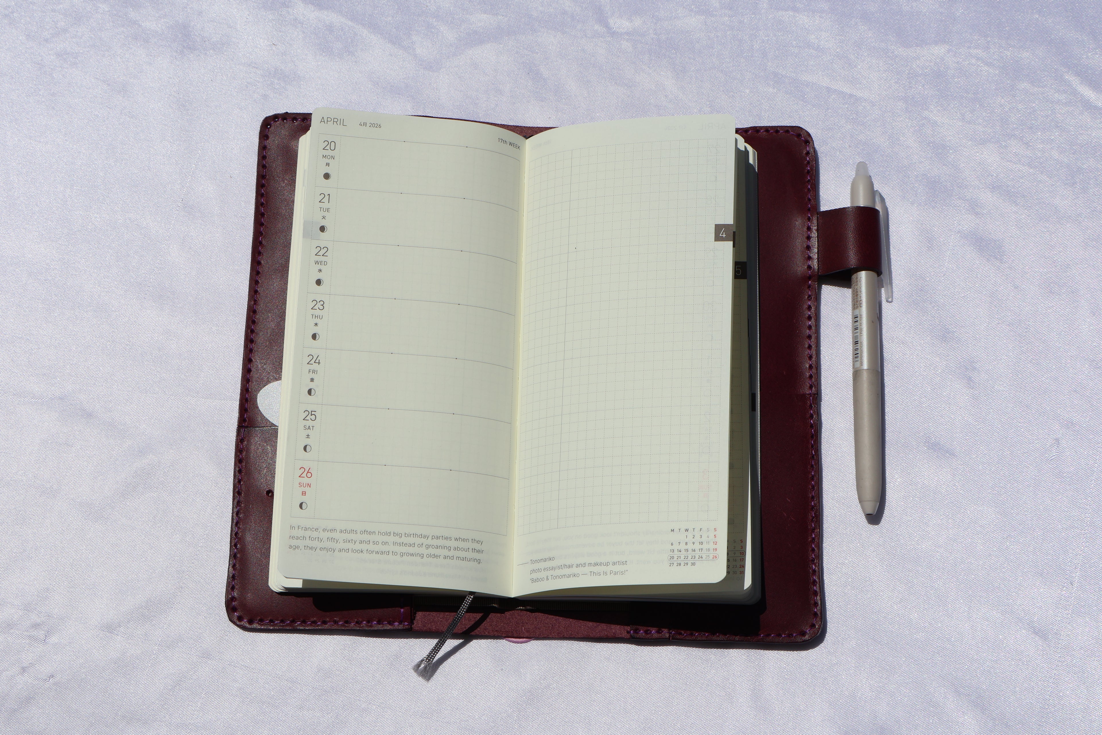 Weeks Planner with Pockets