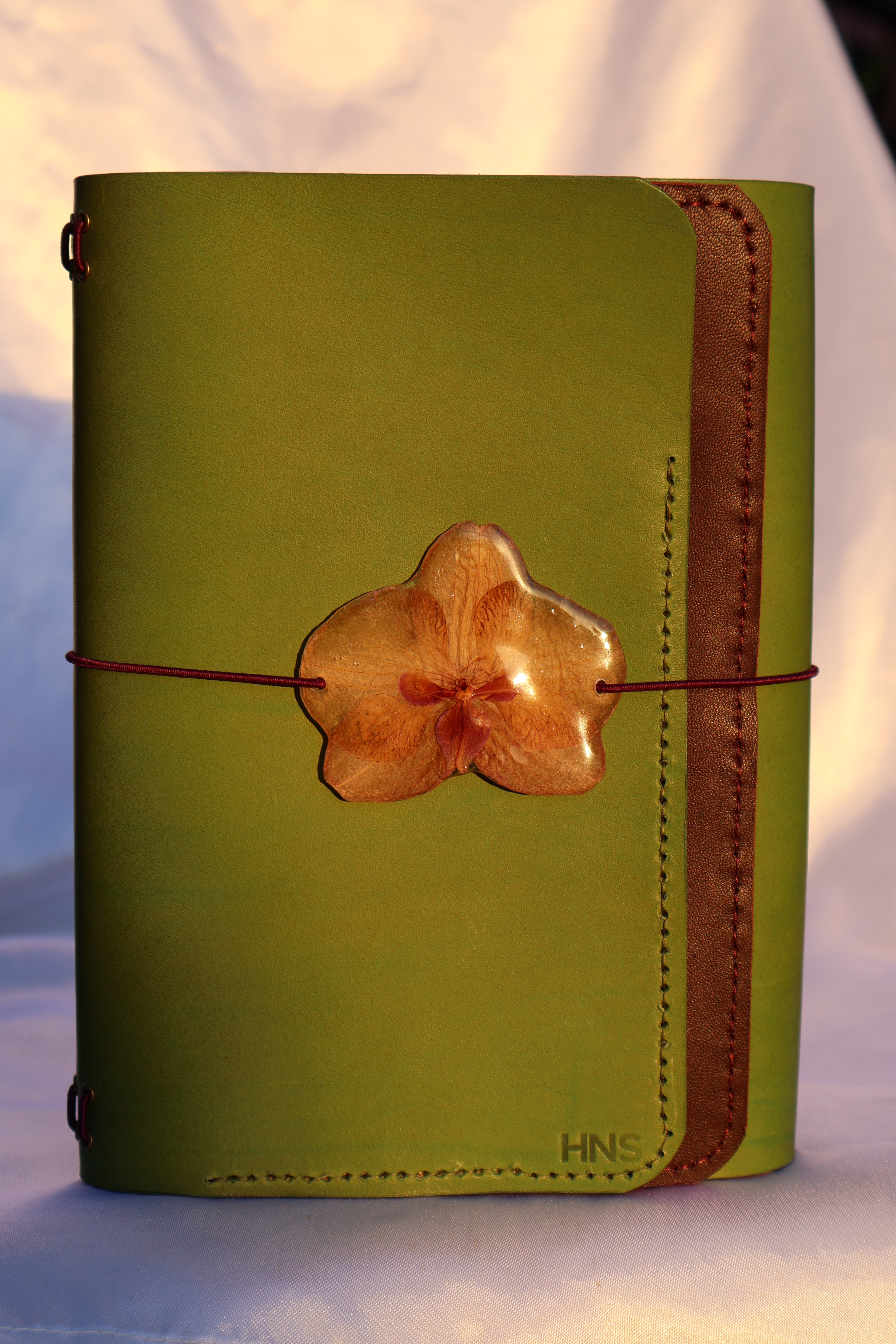 Mustard Orchid Charm