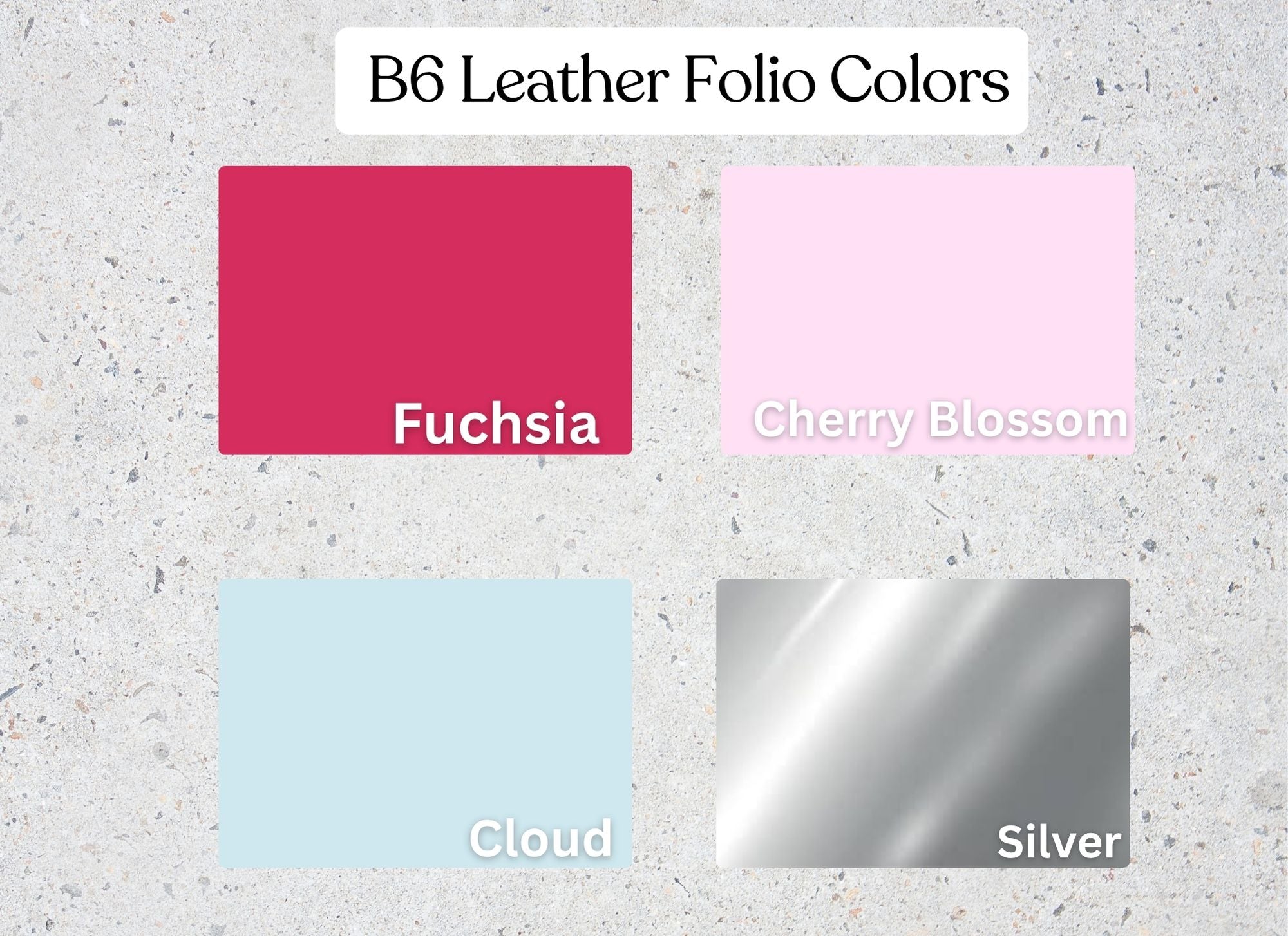 B6 Leather Folio