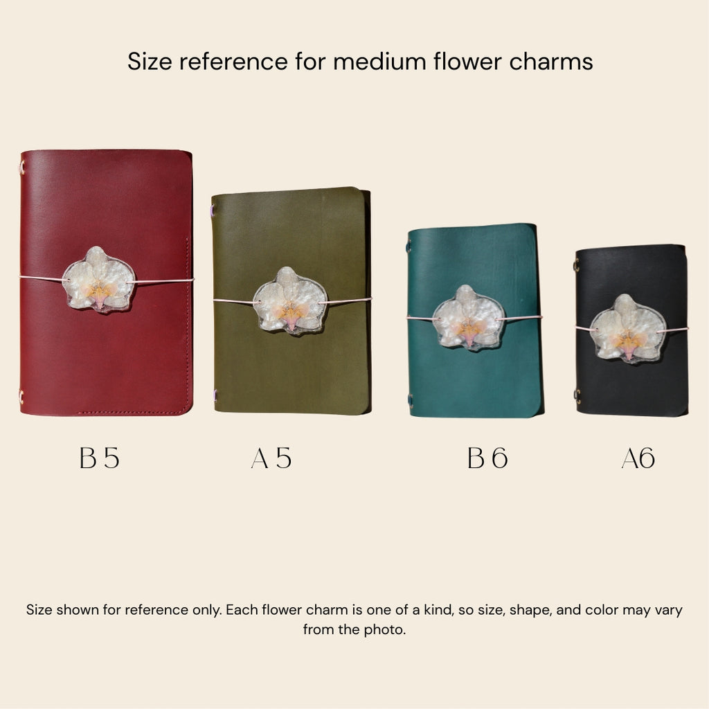 Pearl Orchid Charm